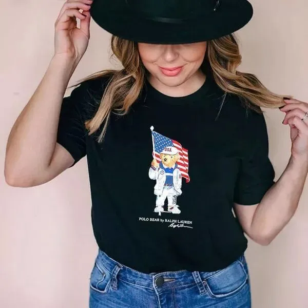 Polo Ralph Lauren Polo Bear T-Shirt USA Flag Bear
