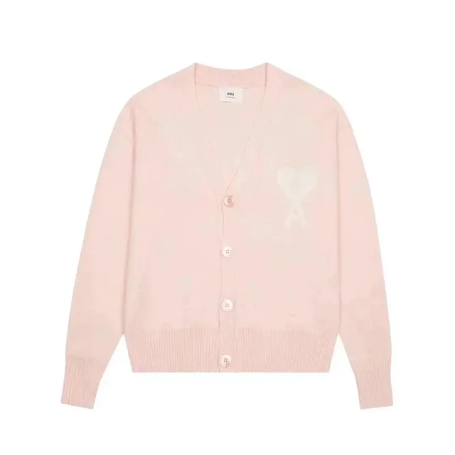 AMI Paris Cardigan Heart Logo