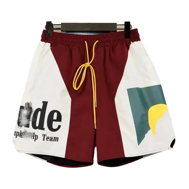 Rhude Shorts Champion Team Print