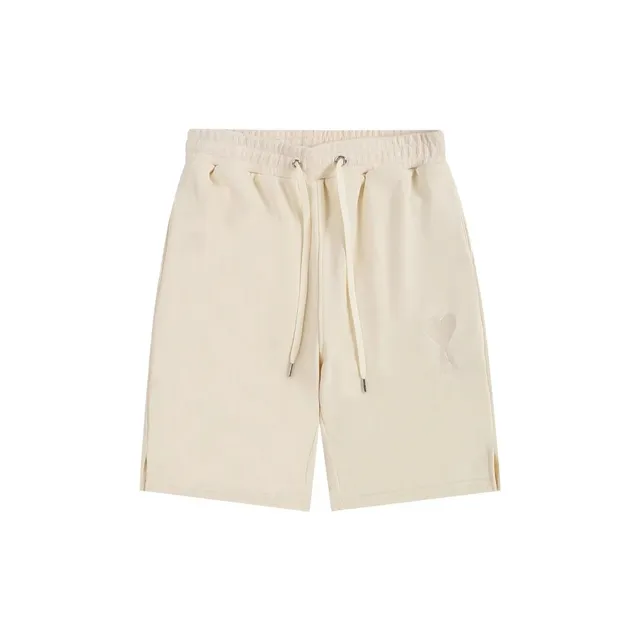 Amiri Logo Shorts Cream
