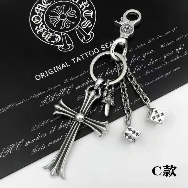 Chrome Hearts Cross Keychain Original Tattoo Seal