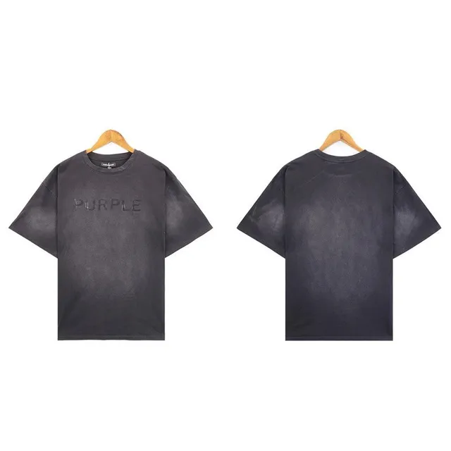 Purple Brand Logo T-Shirt Embroidered PURPLE