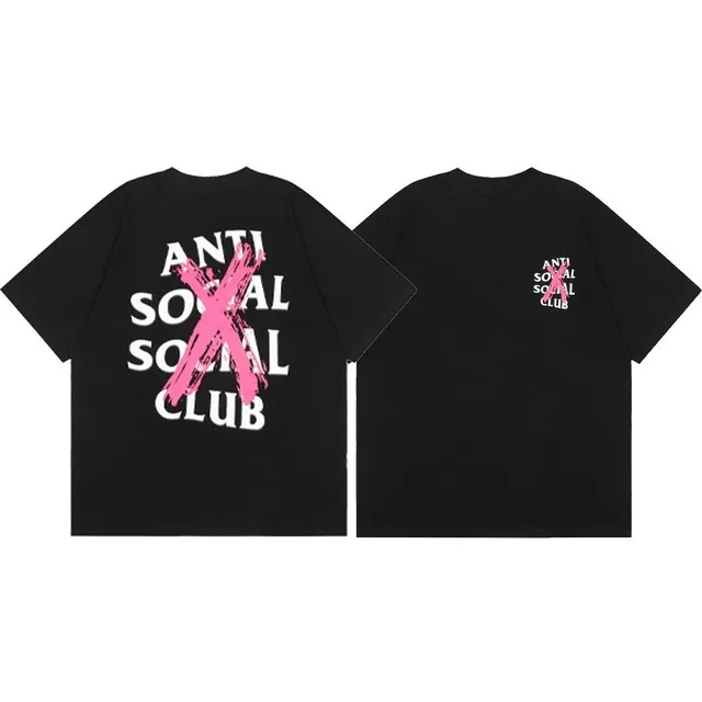 Anti Social Social Club Graphic Tee X Logo Print