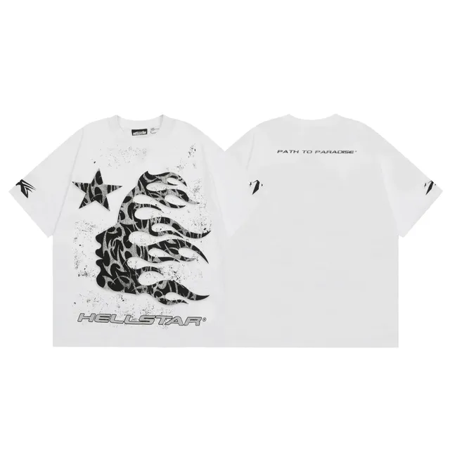 Hellstar Graphic Tee Flame Star Print