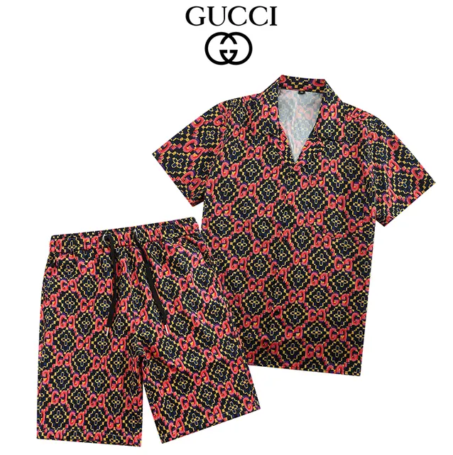 Gucci Printed Short Set GG Monogram Pattern
