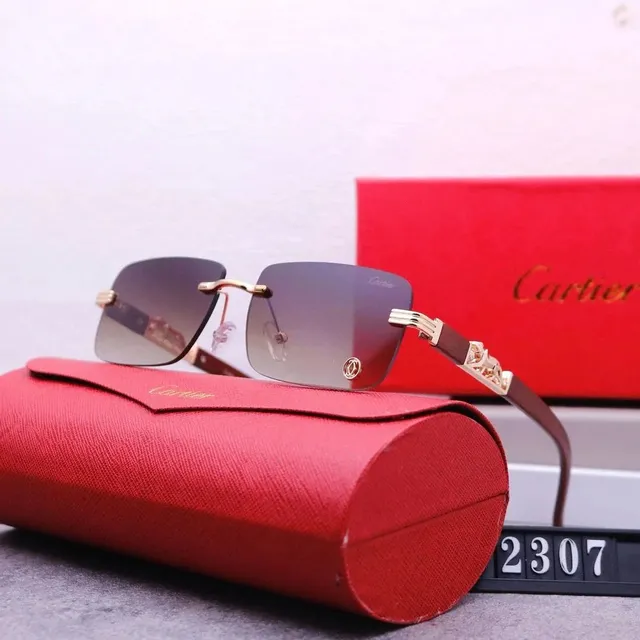 Cartier Sunglasses Rimless Square