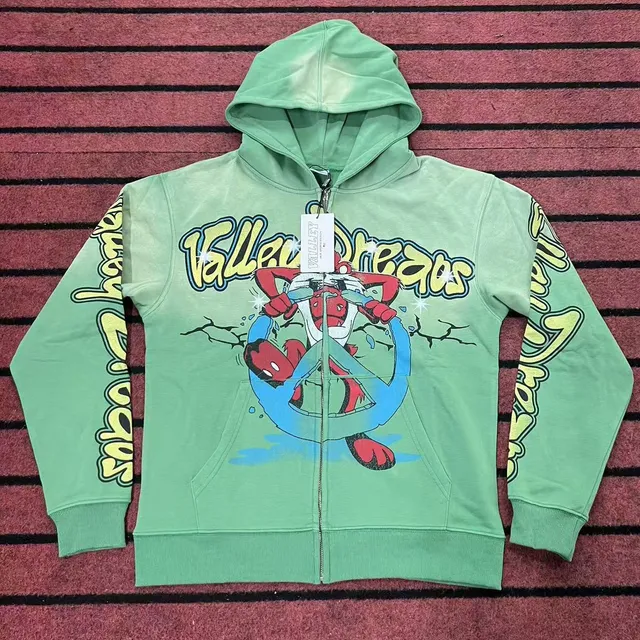 Gallery Dept. Zip-Up Hoodie Valley Dreams Graphic Print