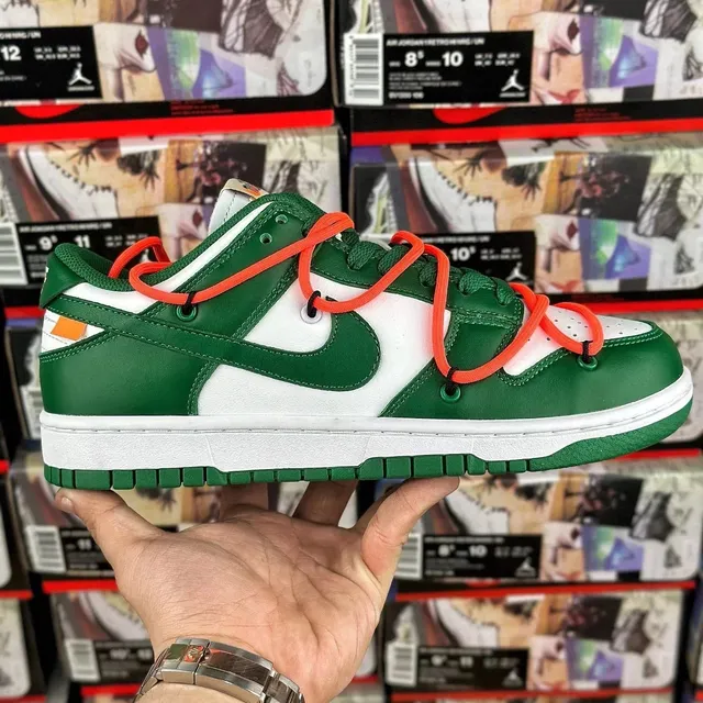 Nike Dunk Low Off-White Pine Green