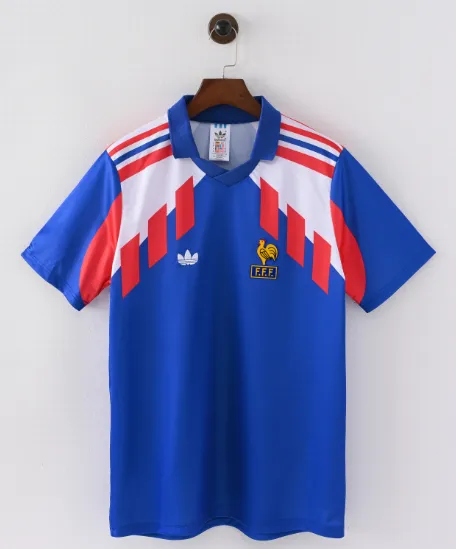 Adidas France 1998 Home Shirt Tricolore