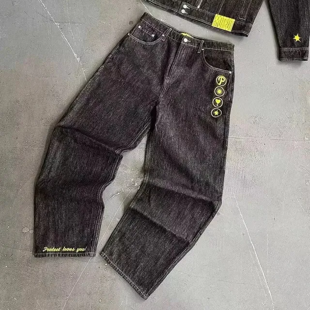 Protect LDN Straight Fit Jeans Protect Loves You