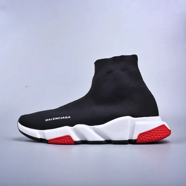 Balenciaga Speed Trainer Black White Red