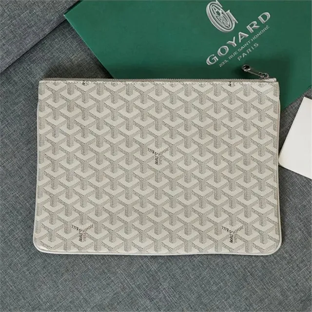 Goyard Clutch Chevron Print