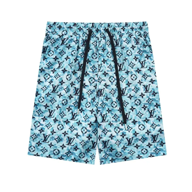 Louis Vuitton Monogram Swim Shorts Tie-Dye Blue