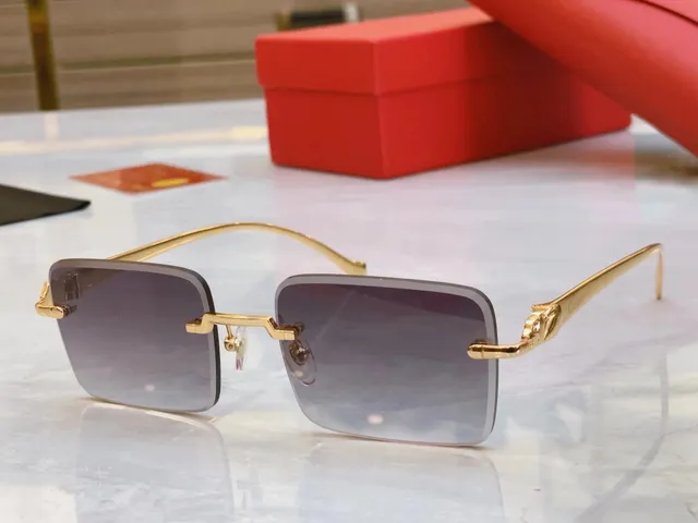 Cartier Sunglasses Rimless Square