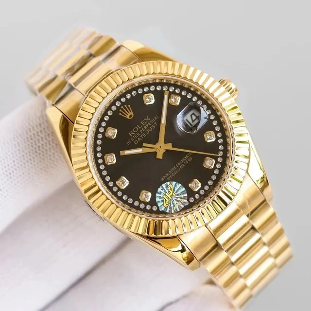 Rolex Datejust Diamond Bezel with Diamond Hour Markers