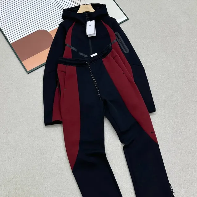 Nike Tech Fleece Hoodie and Joggers Colorblocked