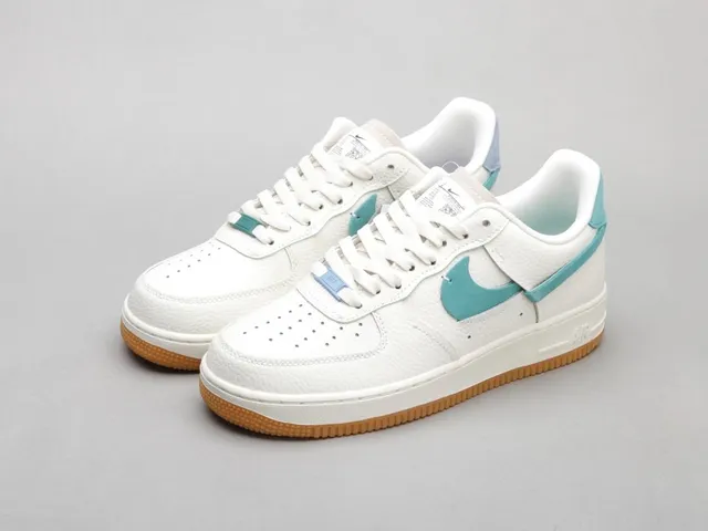 Nike Air Force 1 Low Teal and Gum