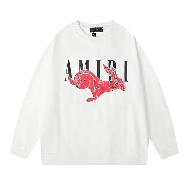 Amiri Graphic Sweatshirt Rabbit Bandana Print