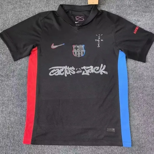 Nike FC Barcelona Jersey Travis Scott Cactus Jack