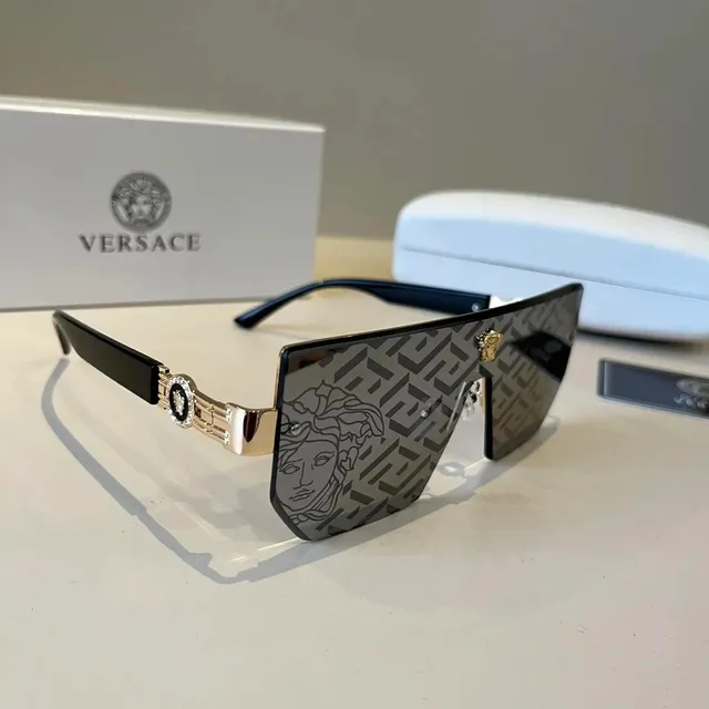 Versace Shield Sunglasses Medusa Print