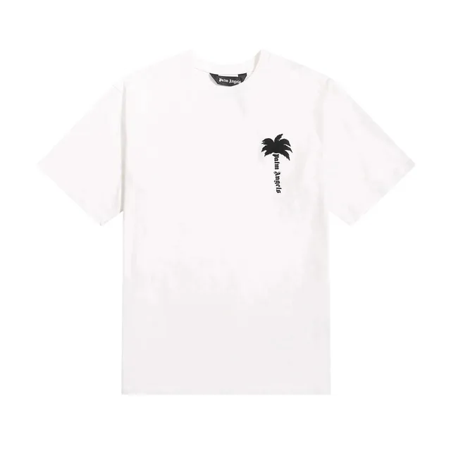 Palm Angels Palm Tree T-Shirt Black Palm Print
