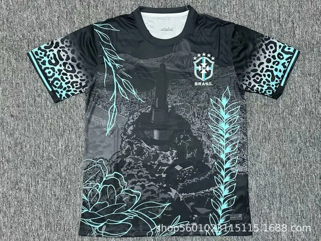 Brazil National Team CBF Jersey Rio de Janeiro Graphic