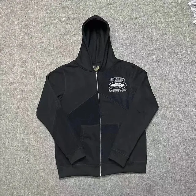 Corteiz Zip-Up Hoodie Coke Can Logo