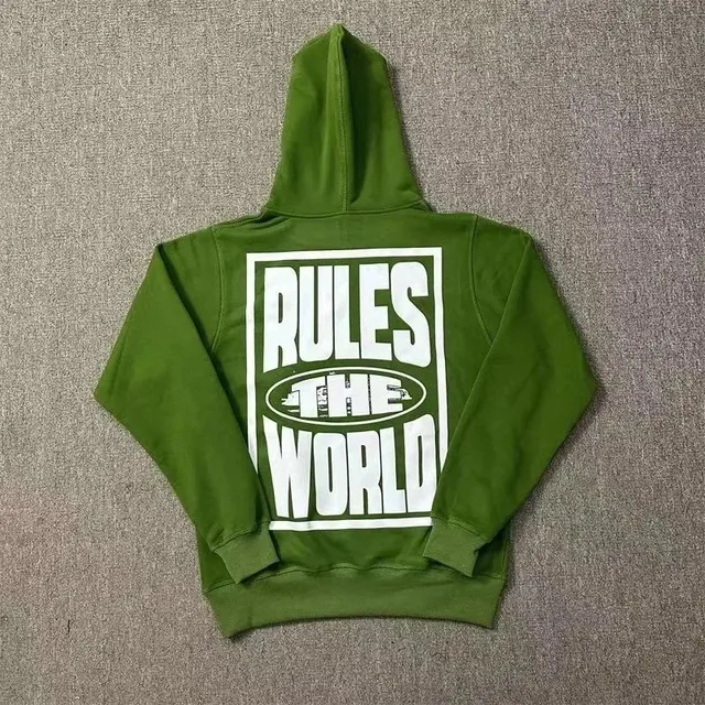 Corteiz Hoodie Rules The World Print