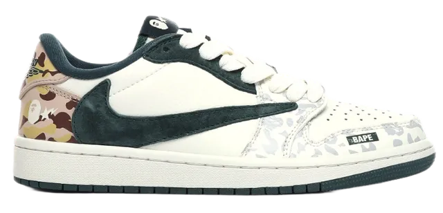 Air Jordan 1 Low Bape Camo