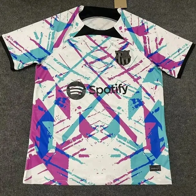 FC Barcelona Home Jersey Abstract Print