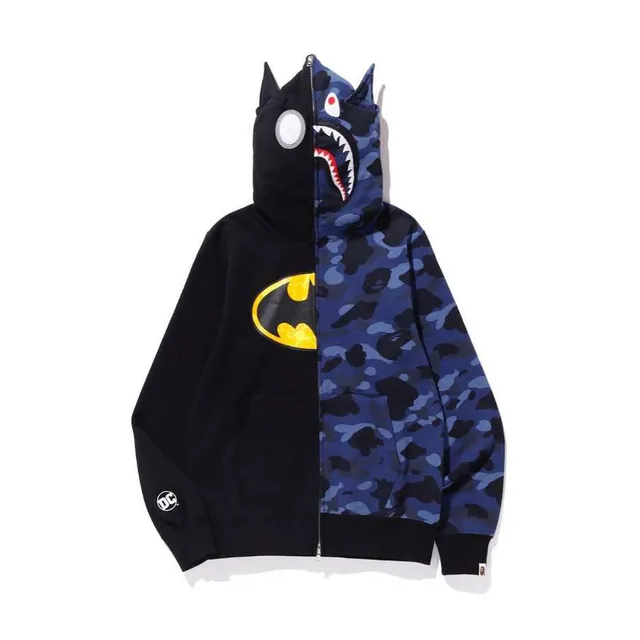 DC Shoes Shark Hoodie Batman x Bape Shark