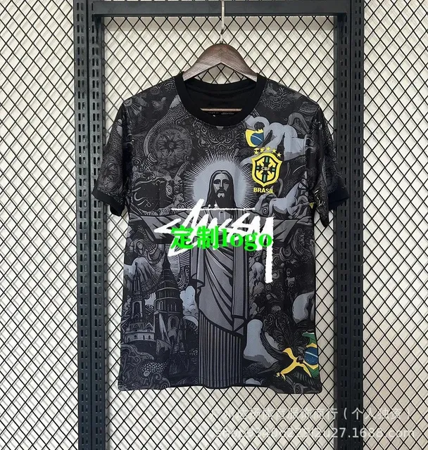 Stüssy × Brazil National Team Graphic Tee Brazil CBF Print