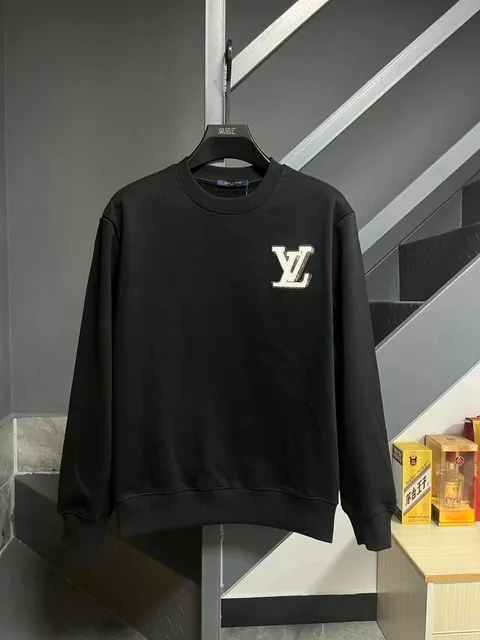 Louis Vuitton Crewneck Sweatshirt LV Logo Patch