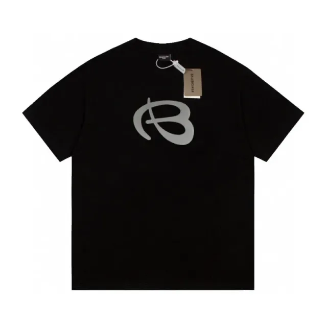 Balenciaga Logo T-Shirt Silver Logo
