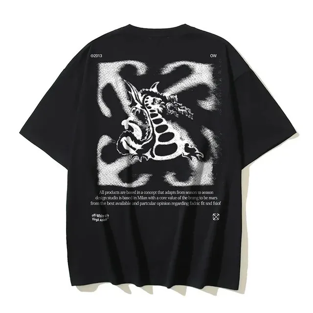 Off-White Graphic T-Shirt Diablo Print