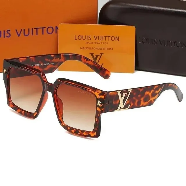 Louis Vuitton Square Sunglasses Tortoiseshell