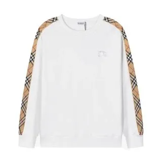 Burberry Cotton Sweatshirt Vintage Check Sleeves