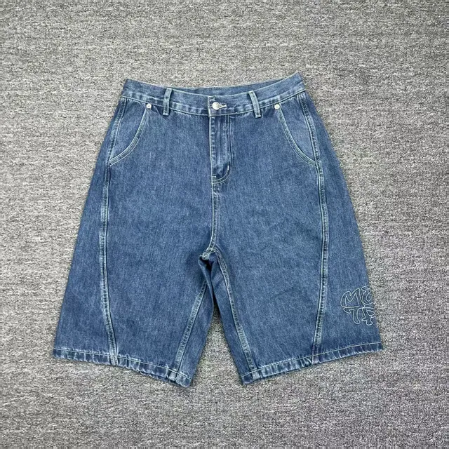 Marcelo Burlon Denim Shorts Embroidered Logo