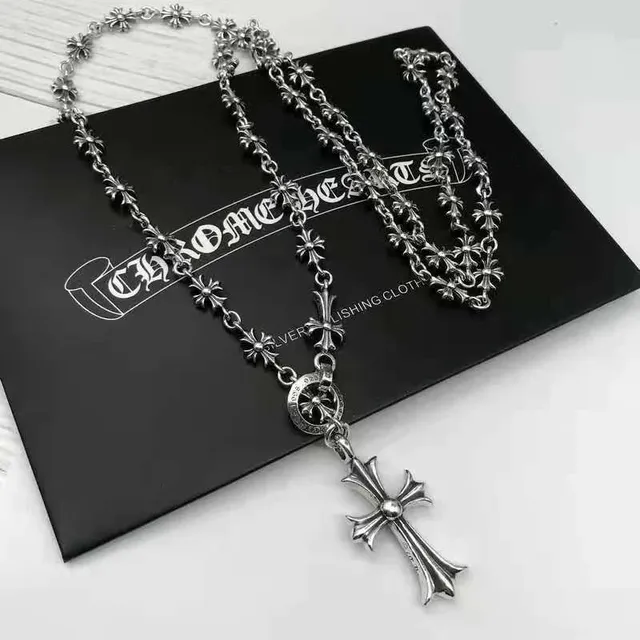 Chrome Hearts Cross Pendant Necklace Classic十字链