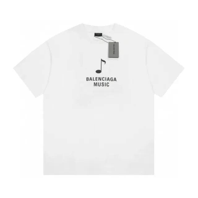 Balenciaga Music T-Shirt Music Note Print