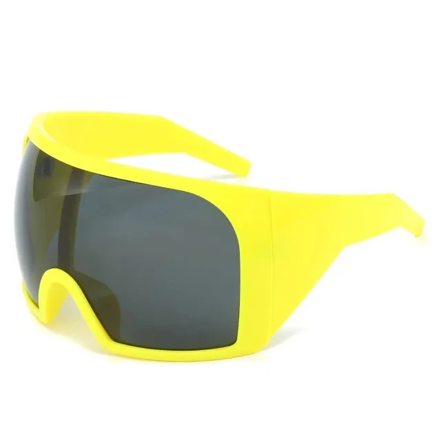 Ray-Ban Aviator Shield Neon Yellow Frame