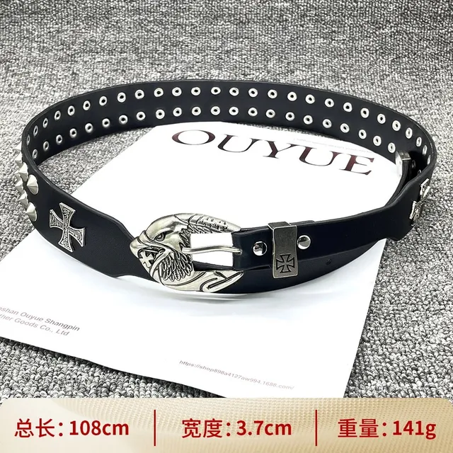 【鹰嘴双十字架108cm】CH克罗腰带