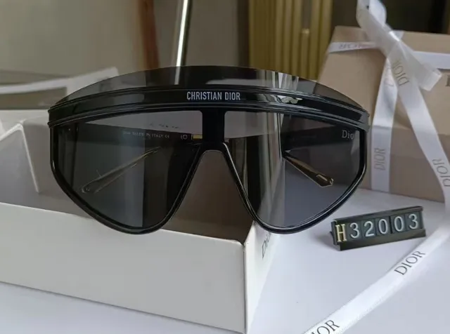 Dior Shield Sunglasses Black Acetate