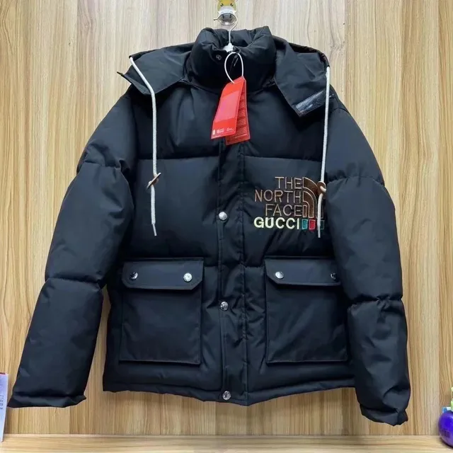 Puffer Jacket The North Face x Gucci Logo