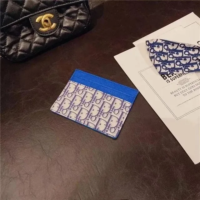Dior Oblique Card Holder Oblique Print