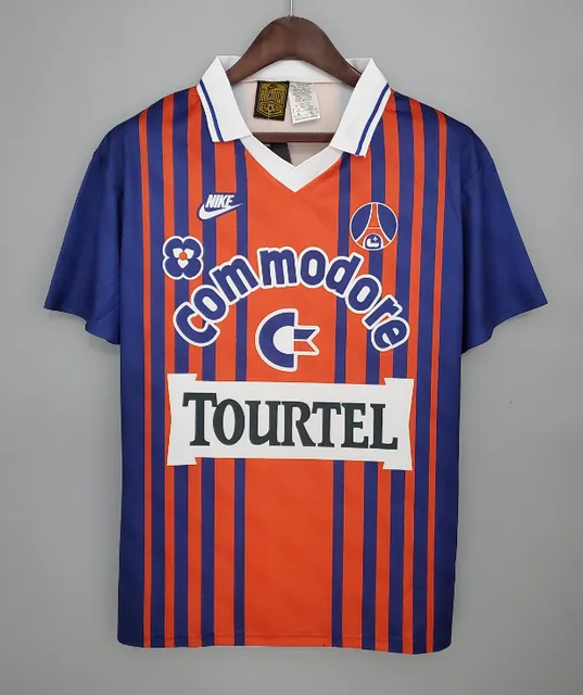 Nike × Paris Saint-Germain PSG 1995 Home Jersey Commodore Tourtel Sponsor
