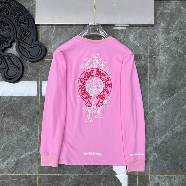 Chrome Hearts Long Sleeve Tee Cross Logo Print