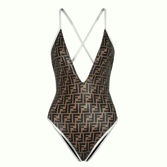 Fendi Swimsuit FF Logo Print