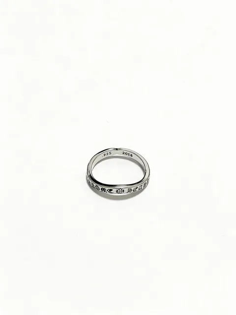 Chrome Hearts Cross Ring Engraved Band