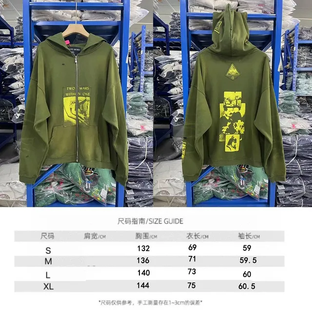 Washed Green-Zipper Style [09 Style]